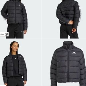 Adidas 3-Stripes Black Jacket women's size Small